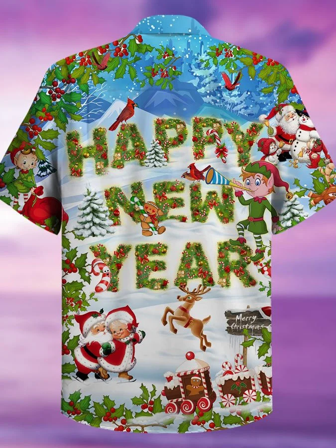 Happy New Year Statement Men‘s Tops