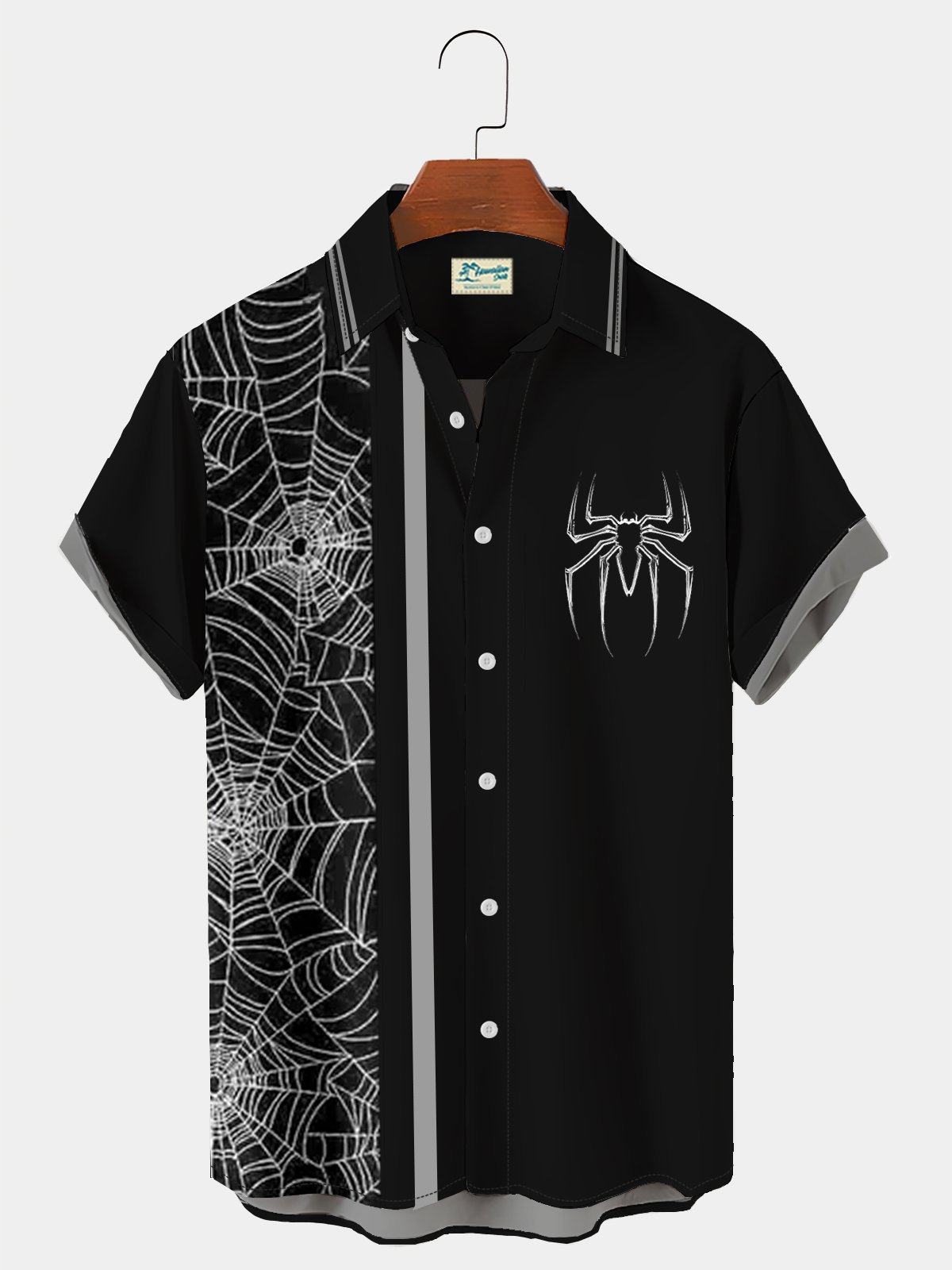 Men's Halloween Hawaiian Short Sleeve Breathable Shirts