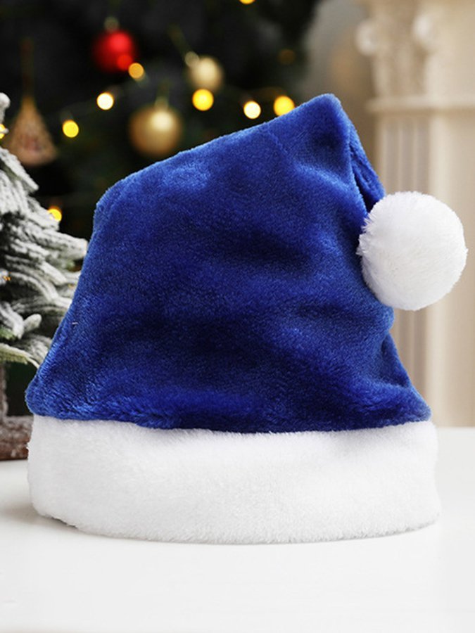 Fluff/granular Fleece Fabric Holiday Christmas Hats