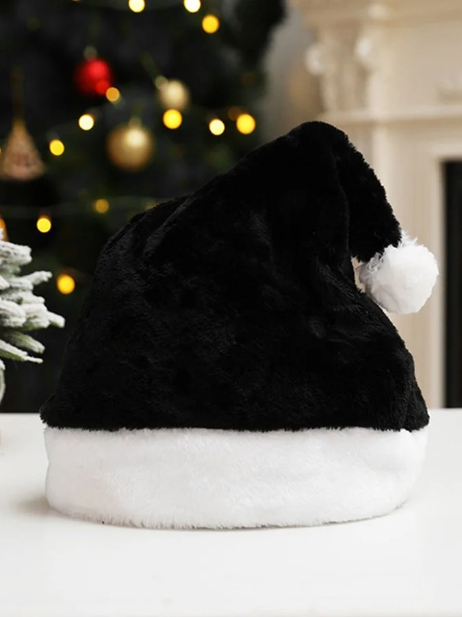 Fluff/granular Fleece Fabric Holiday Christmas Hats