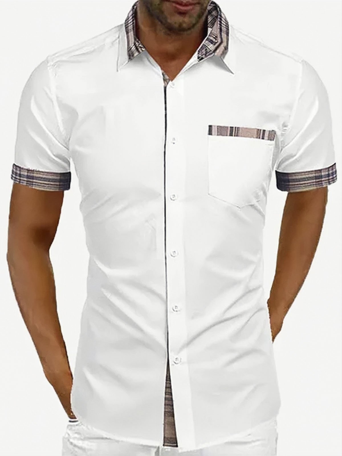 Mans Letter Natural Fiber Short Sleeve Shirts & Tops | royaura