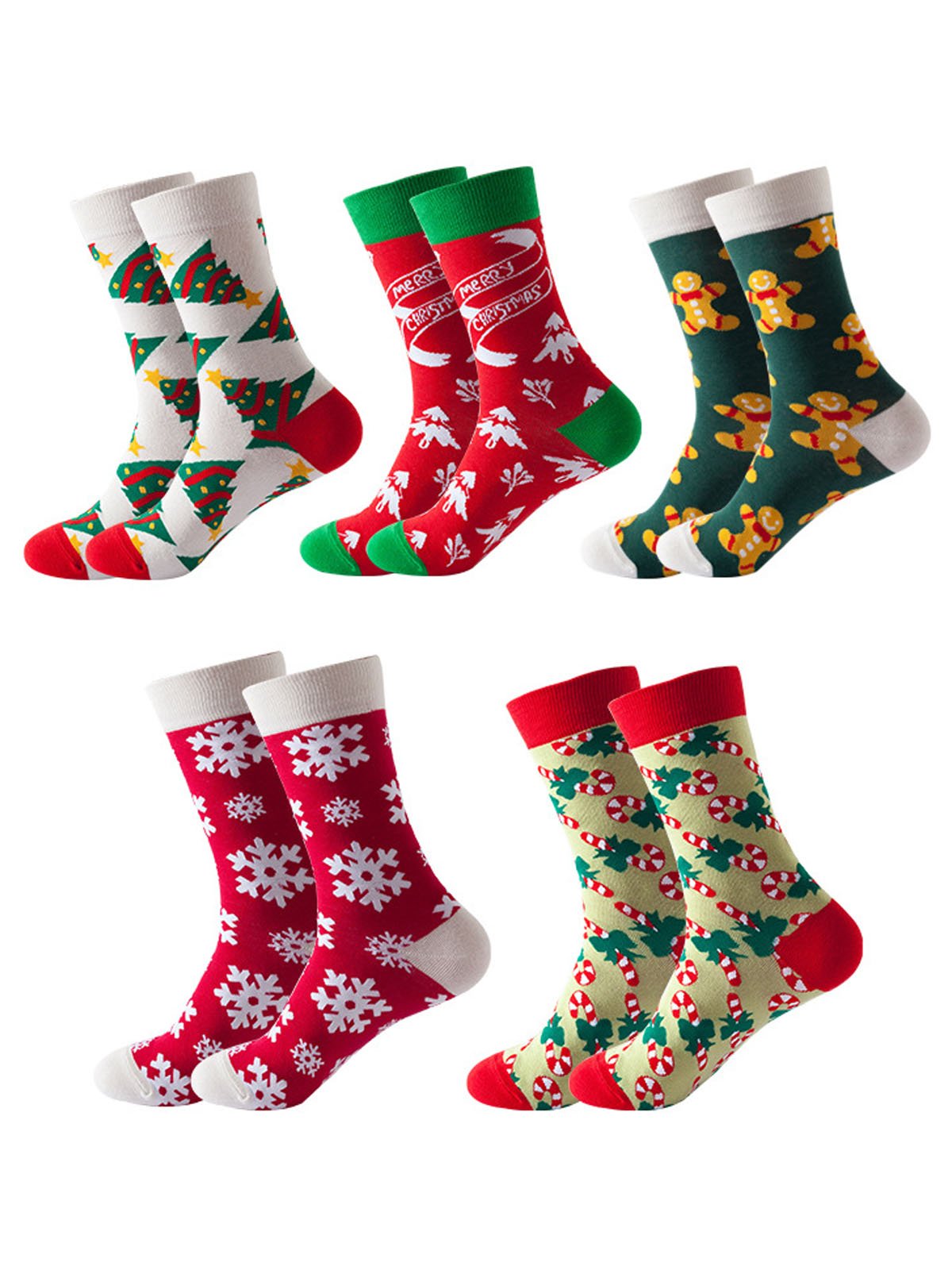 Royaura Mid Calf Christmas Socks