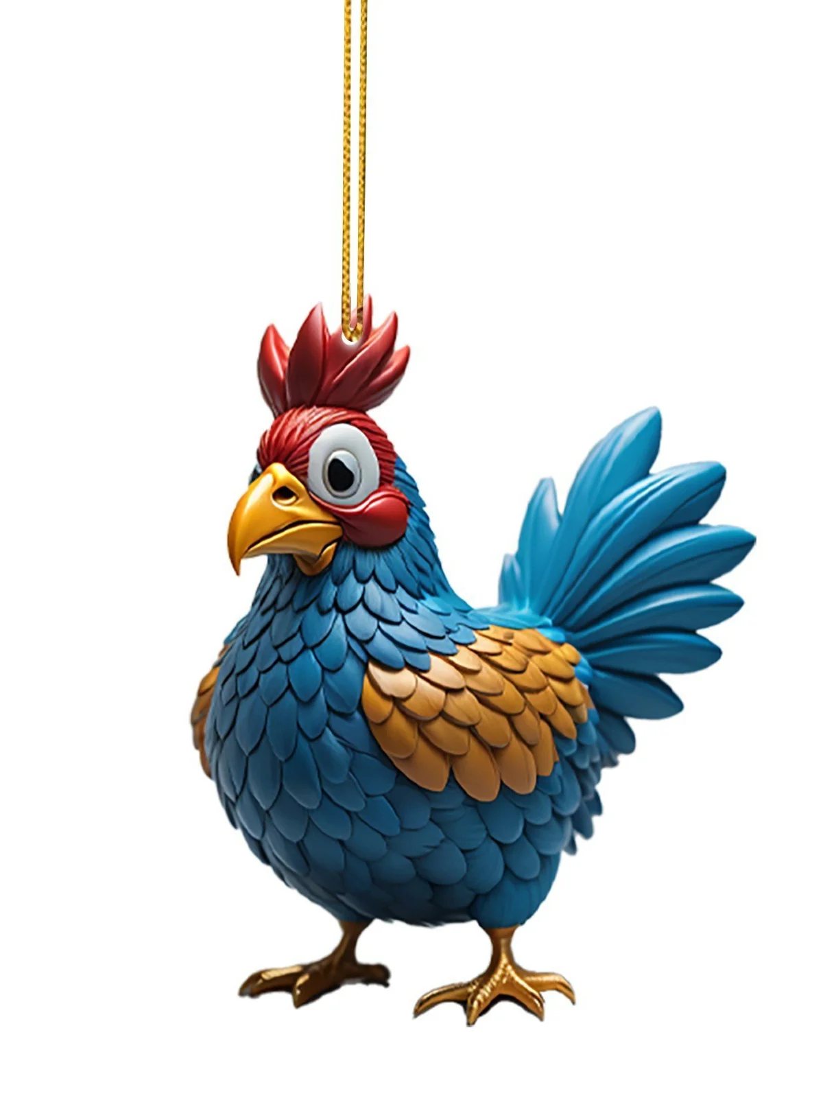 Royaura Christmas Rooster Pendant