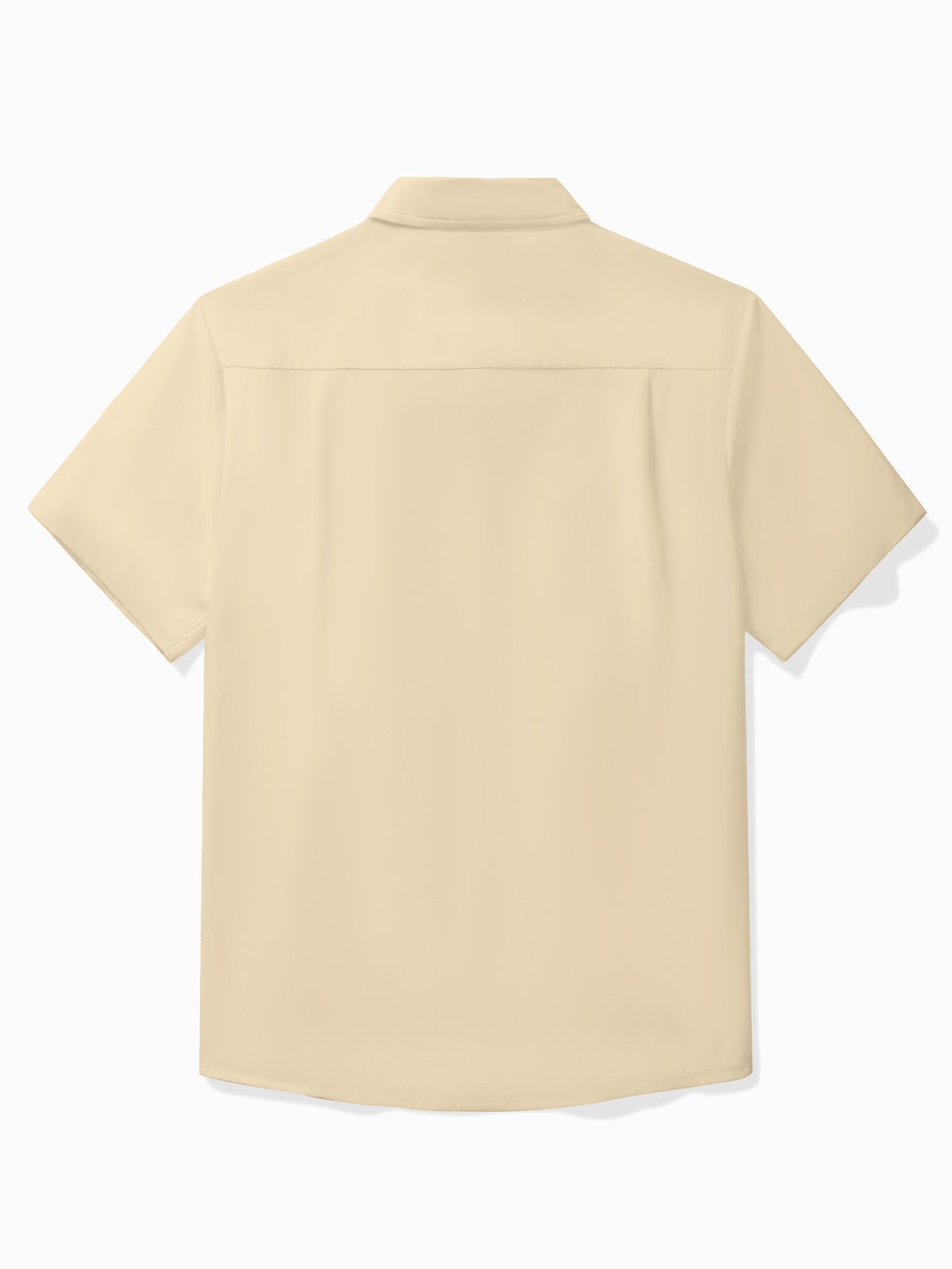Royaura® Vintage Bowling Pinstripe Printed Chest Pocket Shirt Plus Size Men's Shirt Big Tall