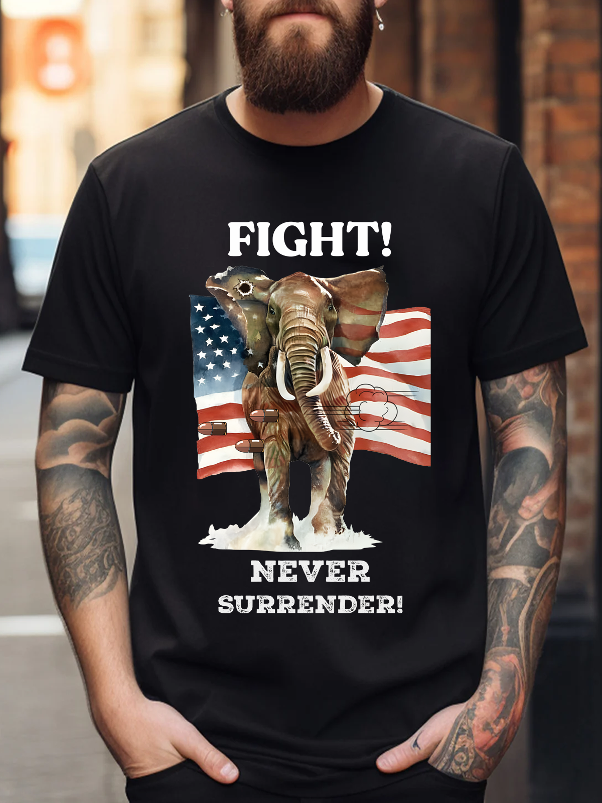 Royaura® 2024 Pennsylvania Rally Survived T-Shirt USA Patriotic Shirt