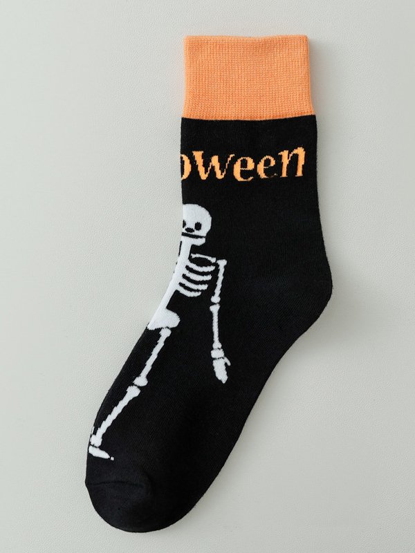 Royaura® Halloween Fun Cartoon Mid Calf Sports Socks