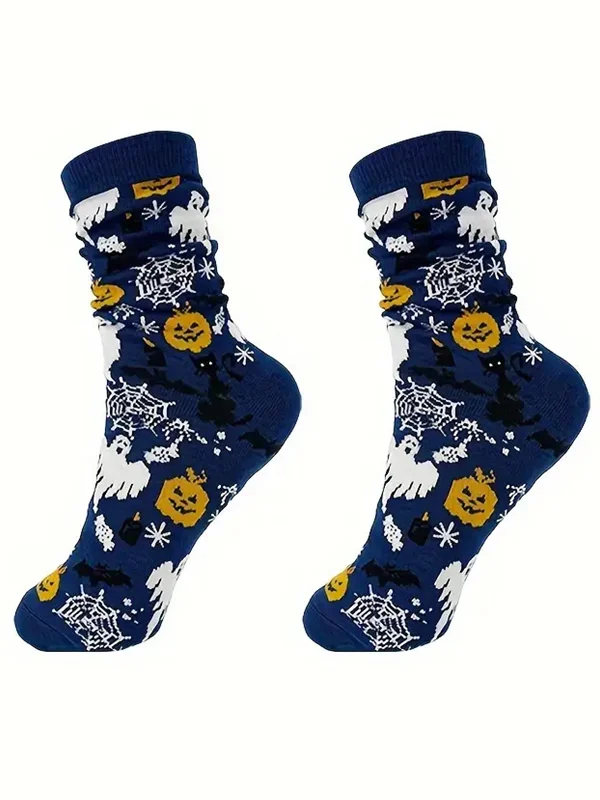 Royaura® Halloween Fun Cartoon Mid Calf Sports Socks