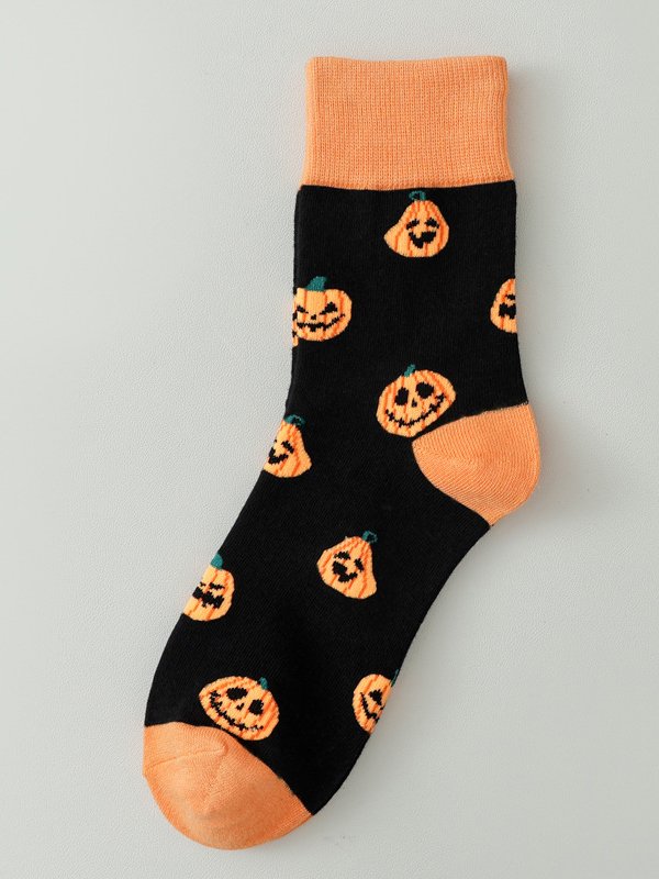 Royaura® Halloween Fun Cartoon Mid Calf Sports Socks