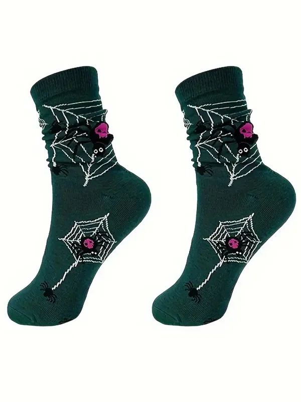 Royaura® Halloween Fun Cartoon Mid Calf Sports Socks