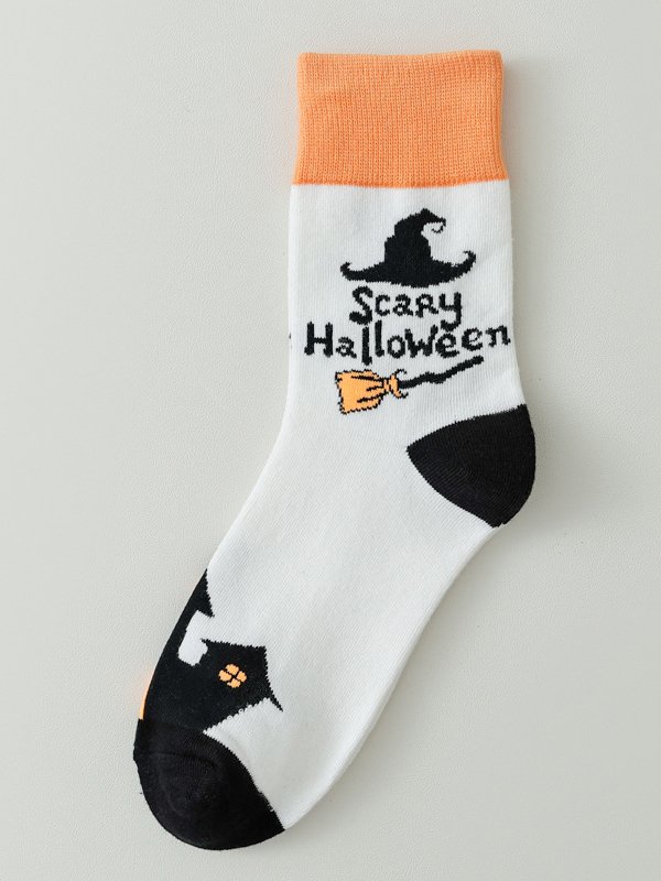 Royaura® Halloween Fun Cartoon Mid Calf Sports Socks