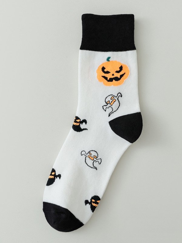 Royaura® Halloween Fun Cartoon Mid Calf Sports Socks