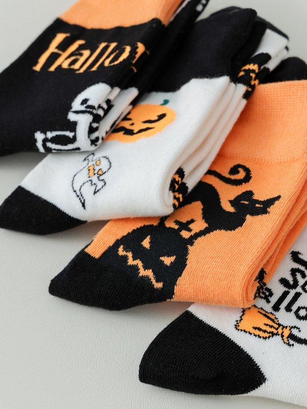 Royaura® Halloween Fun Cartoon Mid Calf Sports Socks