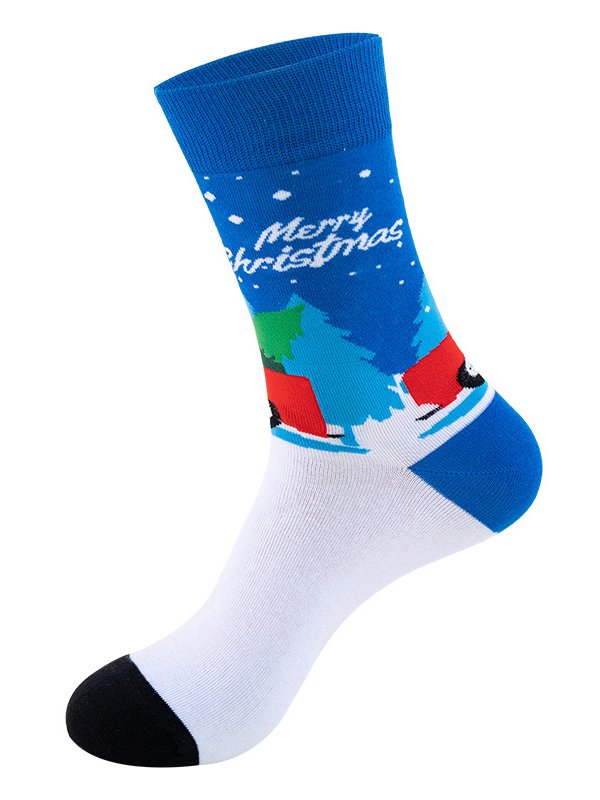 Royaura® Christmas Fun Cartoon Mid Calf Sports Socks