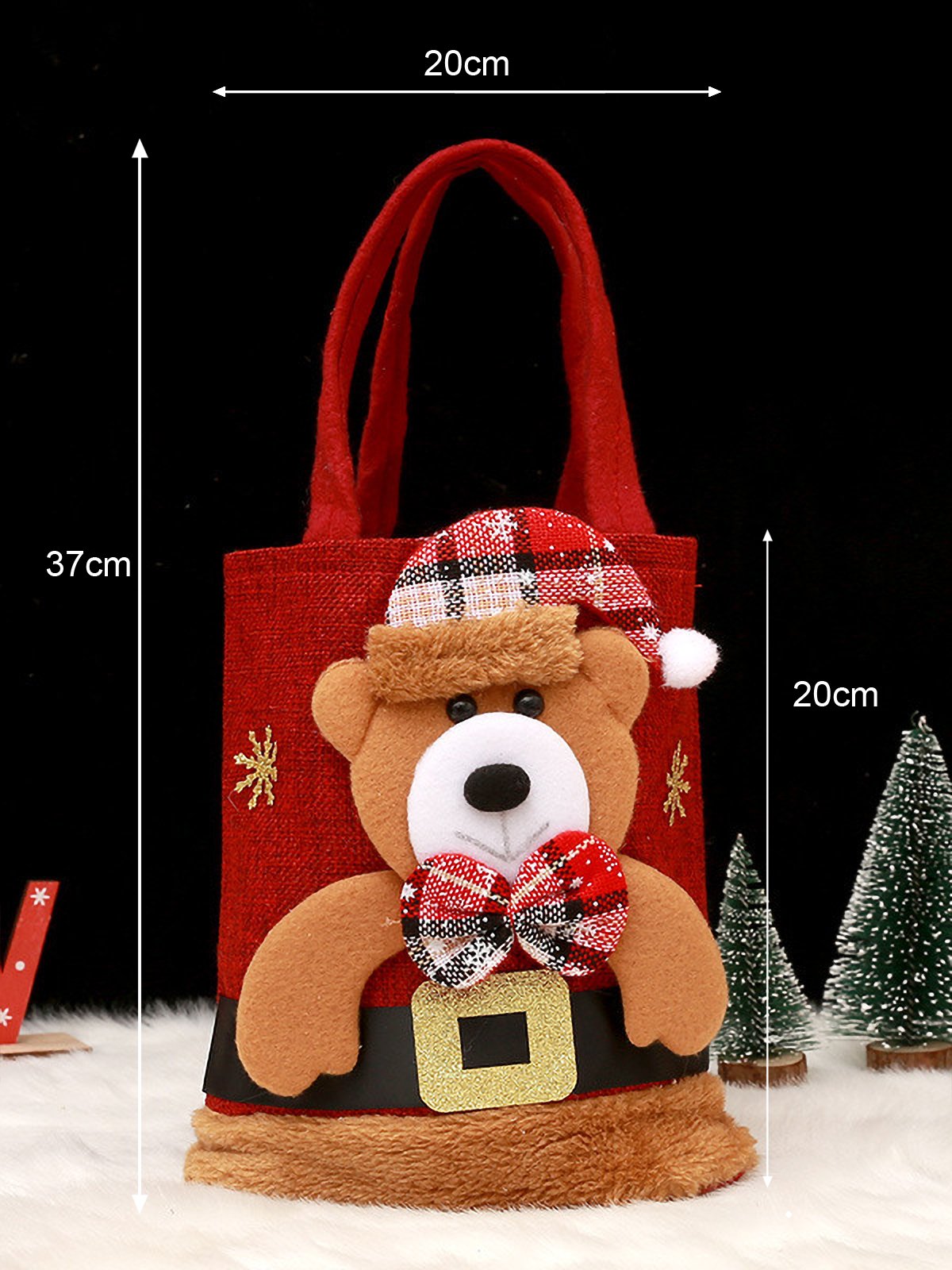 Royaura® Christmas Decorations Christmas Gift Bags Christmas Tote Bags