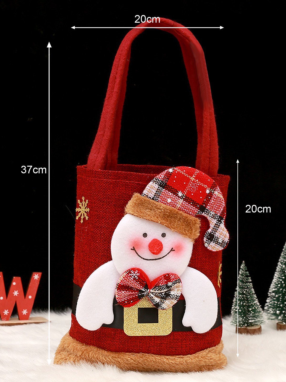 Royaura® Christmas Decorations Christmas Gift Bags Christmas Tote Bags