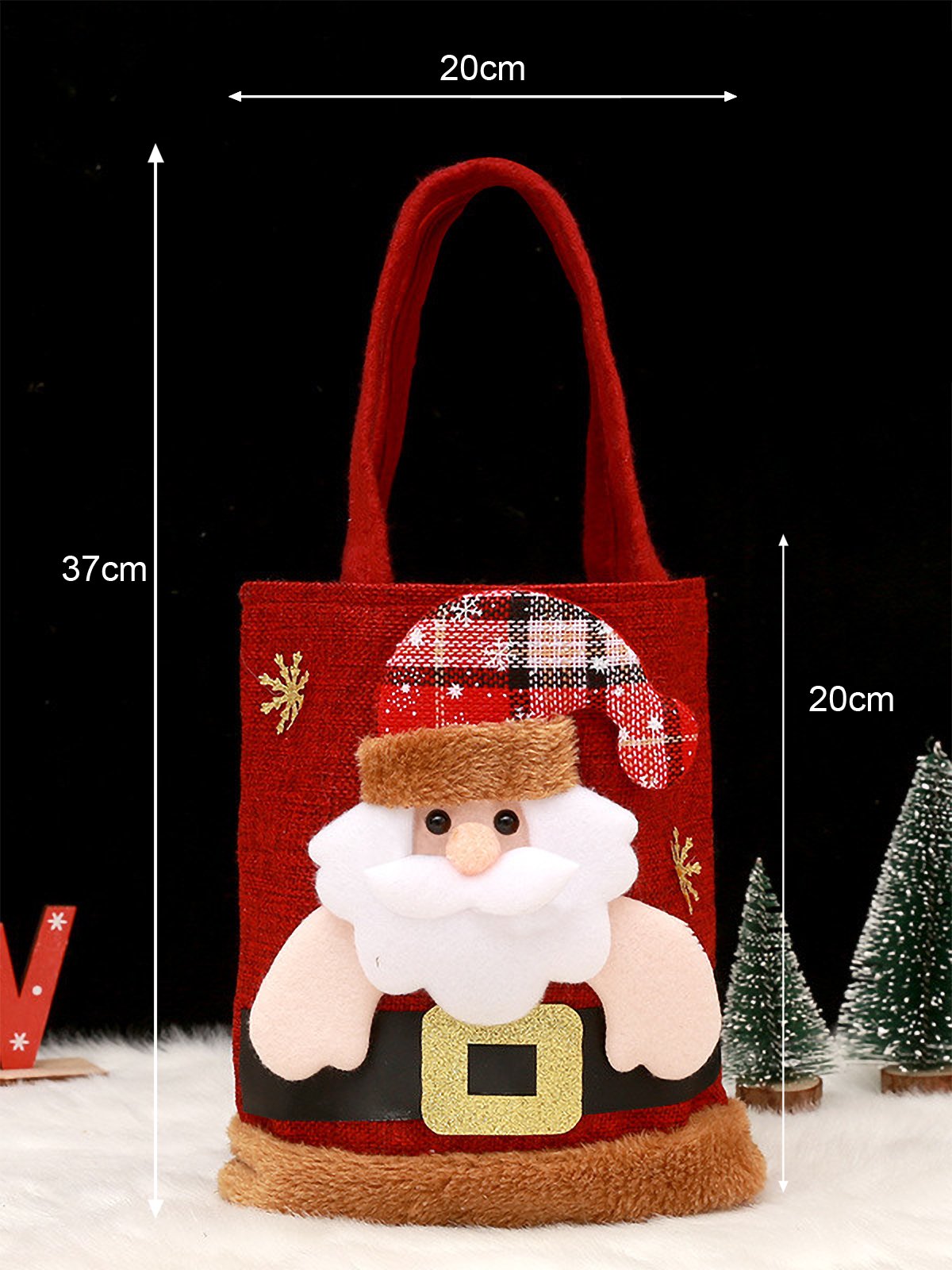 Royaura® Christmas Decorations Christmas Gift Bags Christmas Tote Bags