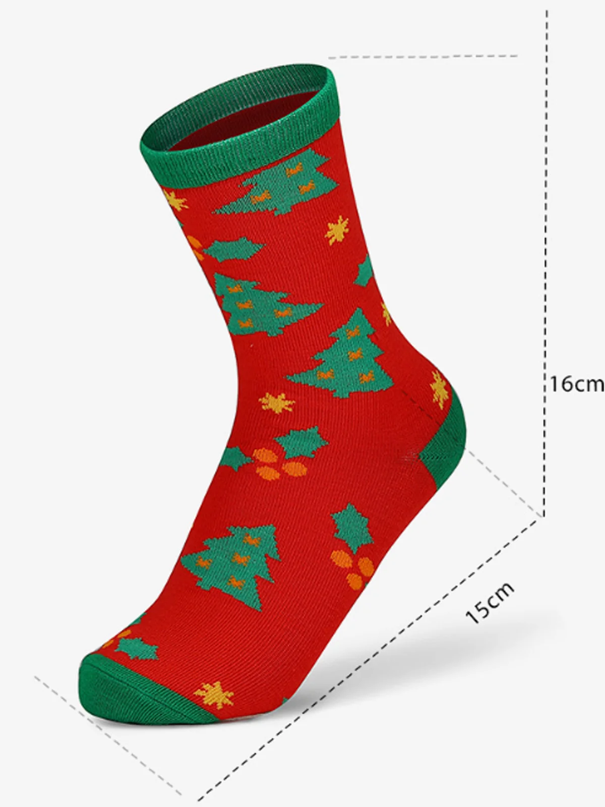 Royaura® Christmas Men's Holiday Jacquard High Elastic Warm Socks Big & Tall