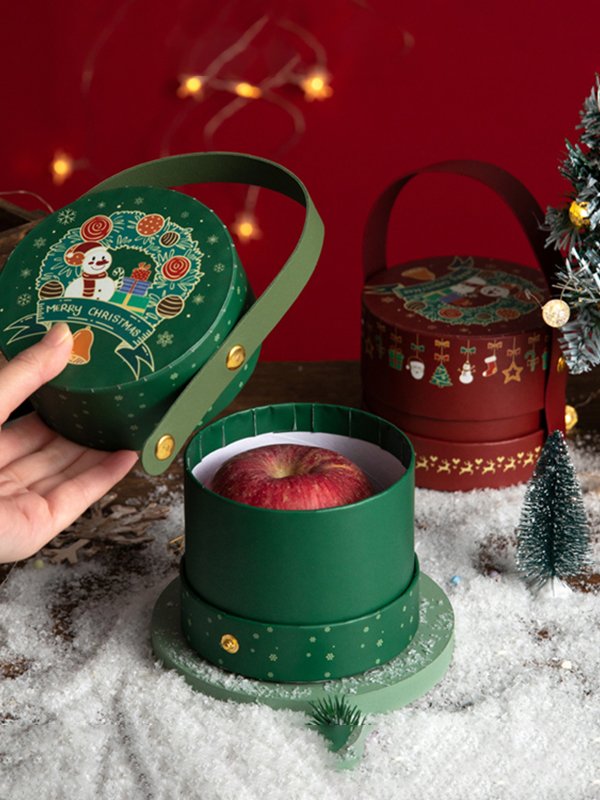 Royaura® Christmas Eve Apple Gift Box Paper Box