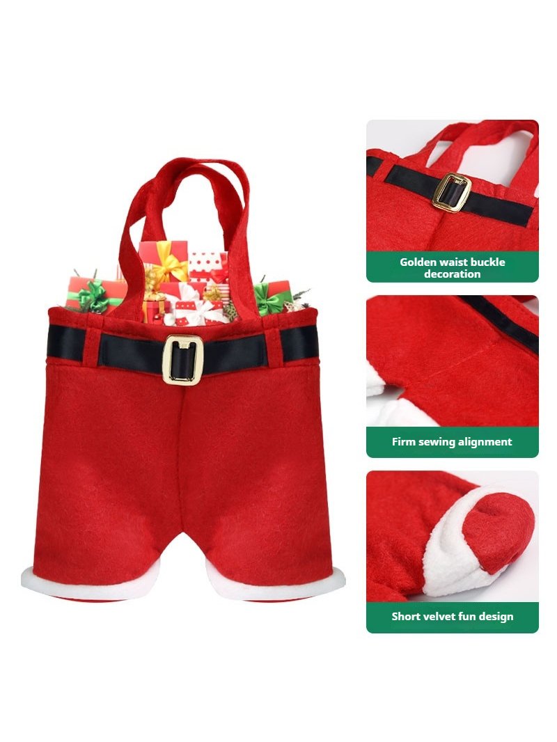 Royaura® Christmas Christmas Pants Gift Wine Bags Candy Bags Tote Bags