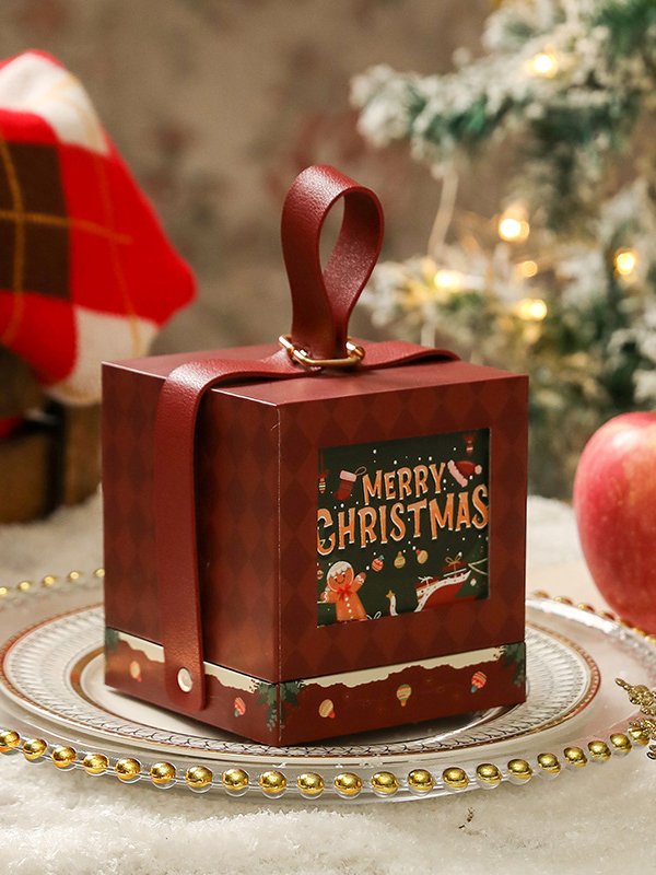 Royaura® Christmas Eve Apple Gift Box Paper Box