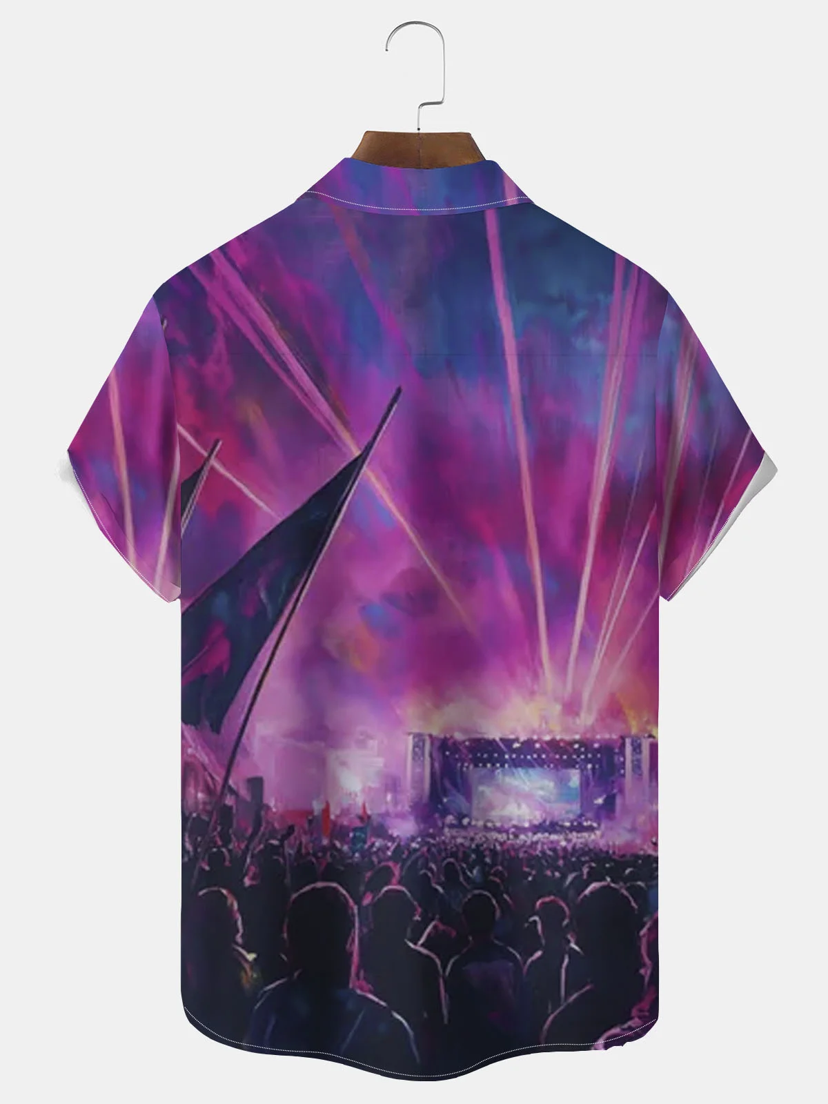 Royaura® Hip Hop Festival Miami Short Sleeve Shirt Big & Tall