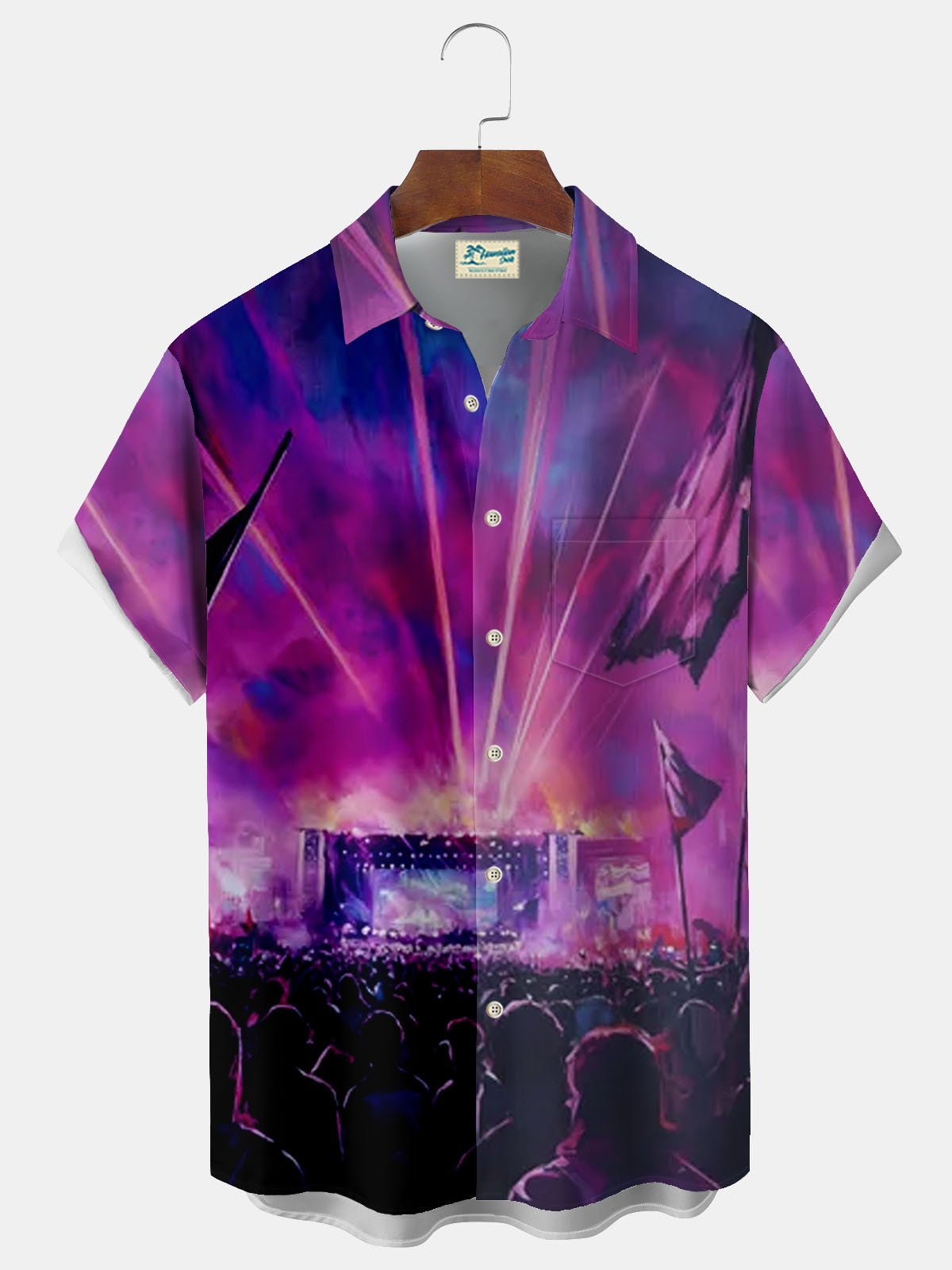 Royaura® Hip Hop Festival Miami Short Sleeve Shirt Big & Tall