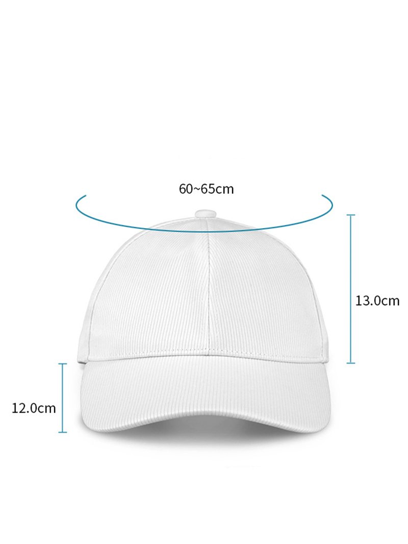 Royaura® LED Colorful Fiber Optic Knitted Men's Duck Bill Baseball Cap