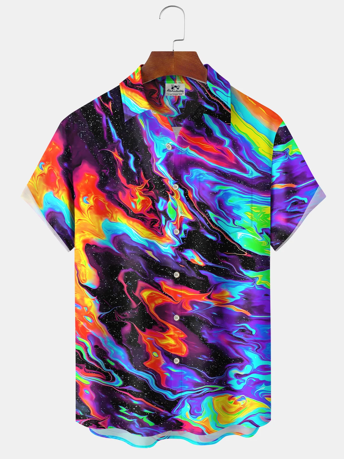 Alohadaddy Vintage Gradient Tie-Dye Pocket Shirt