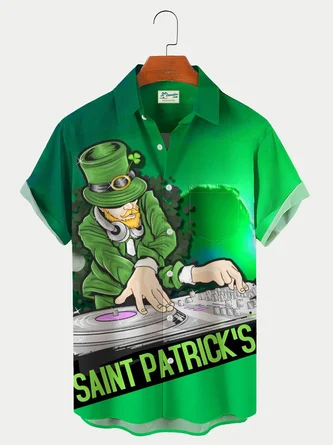 Green St Patrick Holiday Series Shirts - Royaura