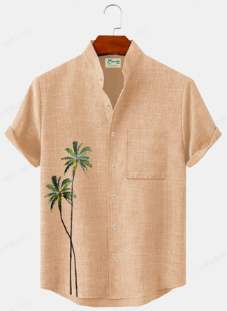 Coconut Tree Hawaii Series Shirts - Royaura