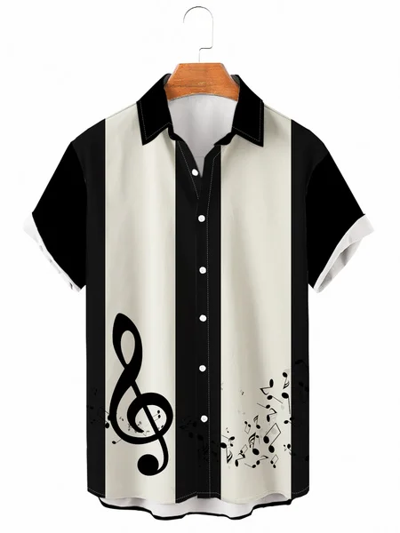 Vintage Men's Nostalgic Music Shirts, Easy Care Nostalgic Music Shirts ...