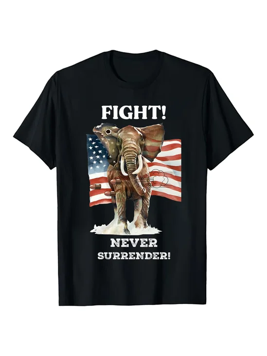 Royaura® 2024 Pennsylvania Rally Survived T-Shirt USA Patriotic Shirt