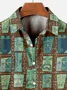 Hawaiian Retro Hippie Men's Casual Short-sleeved Shirt