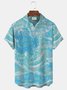 Royaura Turtle Vacation Beach Hawaii Oversized Aloha Wrinkle-Free Shirt