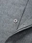 Royaura® Father's Day Multi-color Basic Natural Fiber Plain Men's Button Down Short Sleeve Shirt