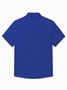 Royaura® 50's Vintage Pinstripe Car Men's Bowling Shirt Art Stretch Pocket Camp Shirt Big Tall