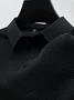 Royaura® Retro Basics Quick-Drying Seersucker Men's Button Lapel POLO Shirt Big & Tall