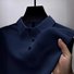 Royaura® Retro Basics Quick-Drying Seersucker Men's Button Lapel POLO Shirt Big & Tall