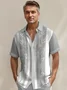 Royaura Pocket Vintage Bowling Plant Bamboo Print Beach Men's Hawaiian Big And Tall Shirt