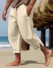 Royaura Men's outdoor beach party loose elastic waist trousers