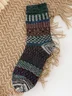 Royaura Vintage Geometric Aztec Men's Warm Socks